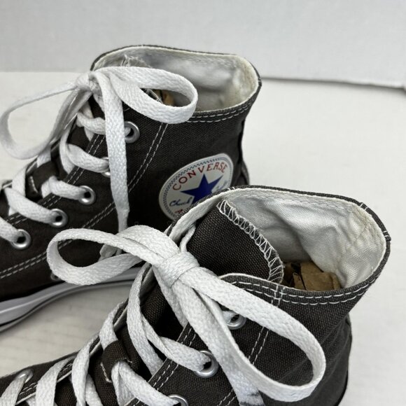 Converse Chuck Taylor All Star Shoes Size Womens 7.5 Gray High Top Classic 1J793 - Picture 14 of 16